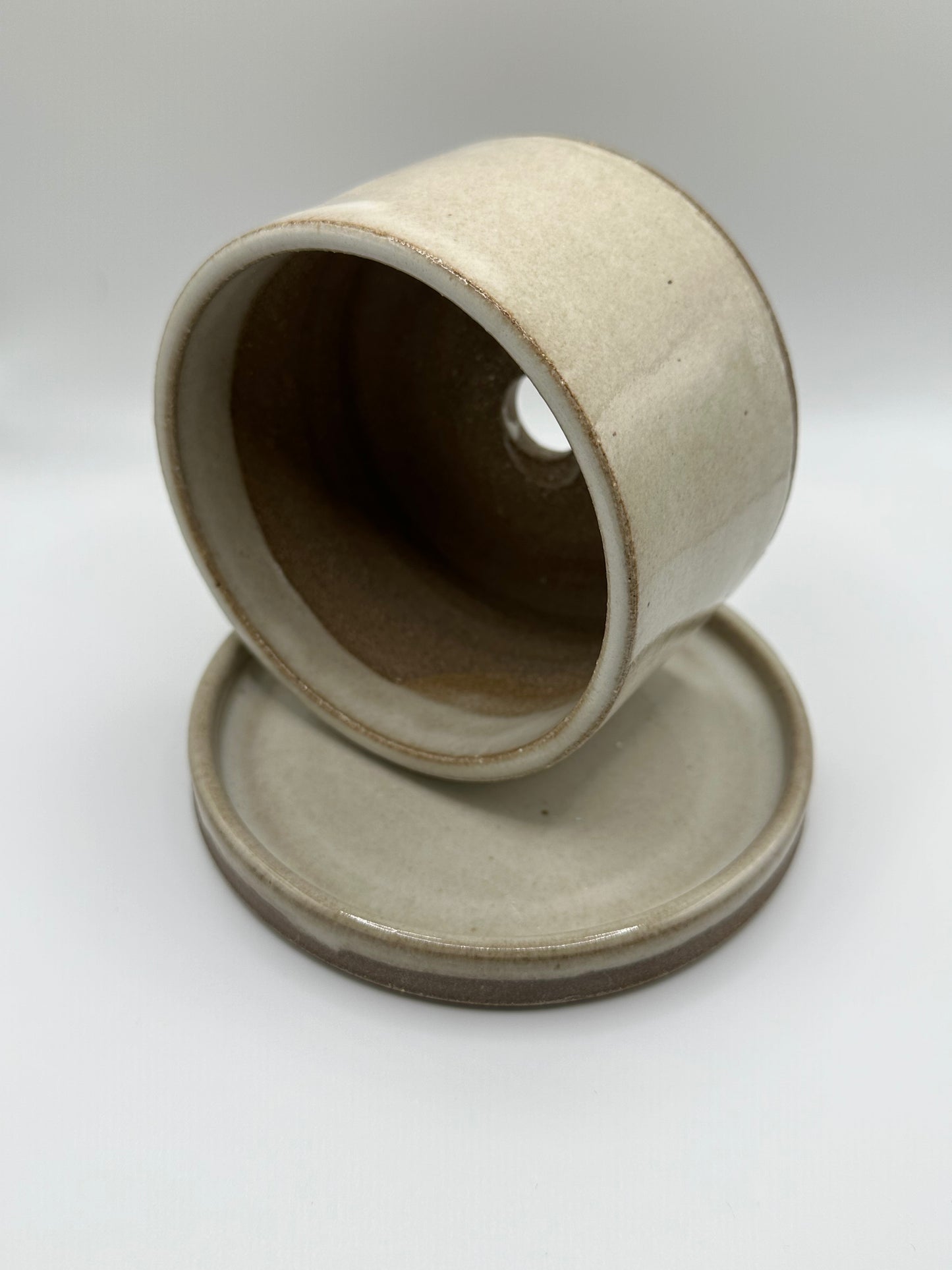 Ceramic Planter with Saucer