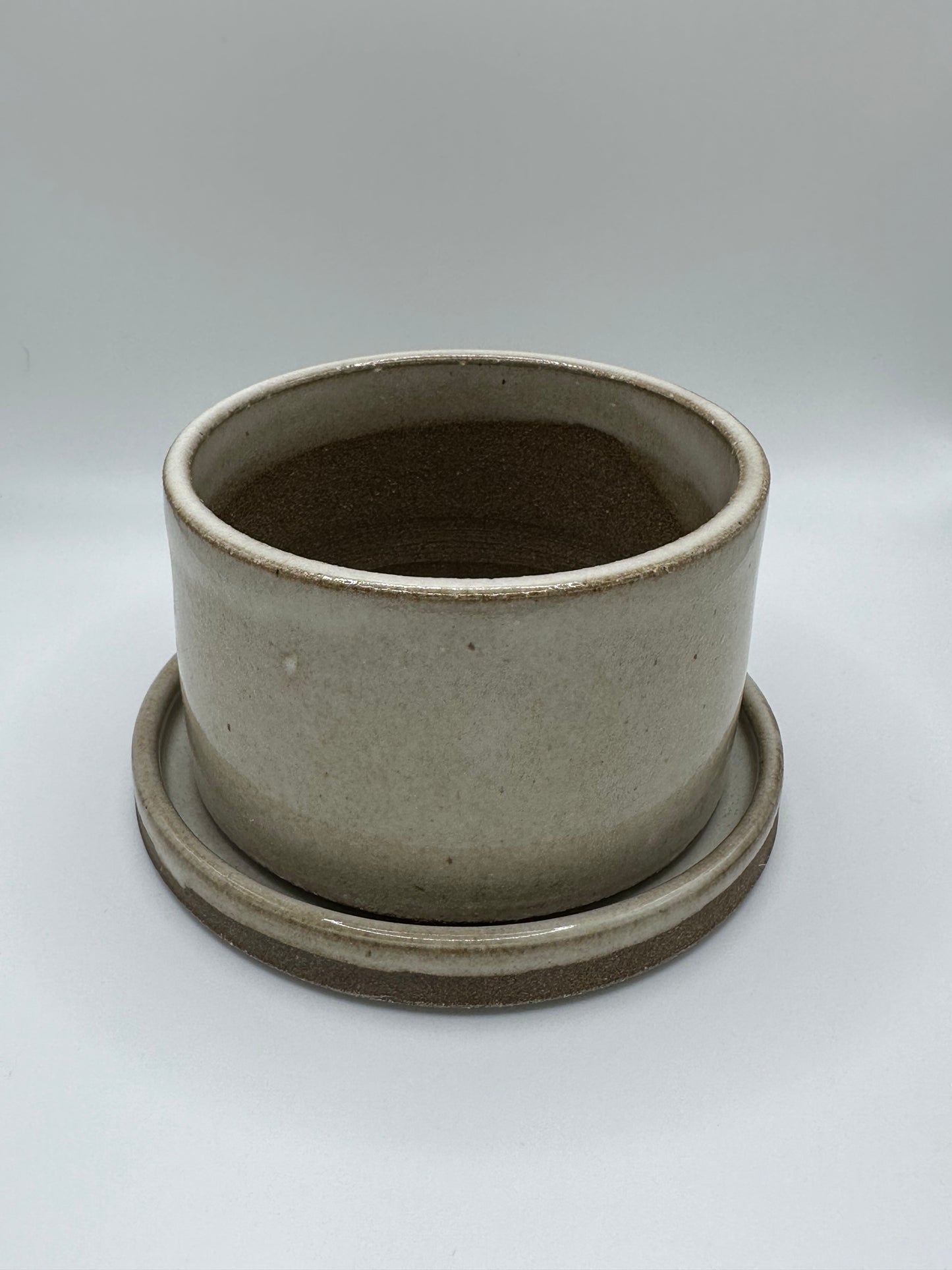 Ceramic Planter with Saucer